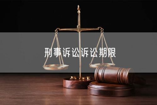 刑事诉讼诉讼期限