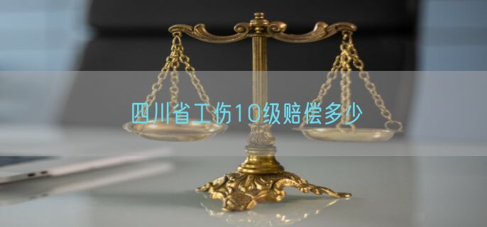 四川省工伤10级赔偿多少