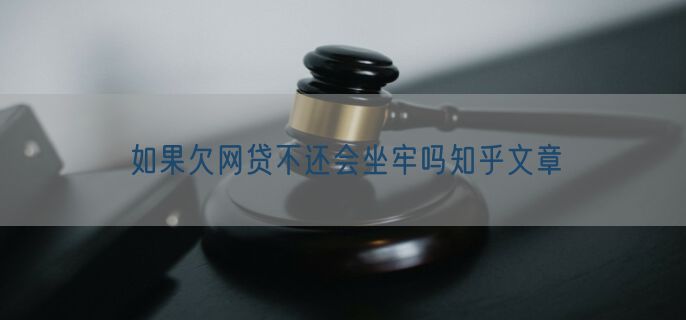 如果欠网贷不还会坐牢吗知乎文章