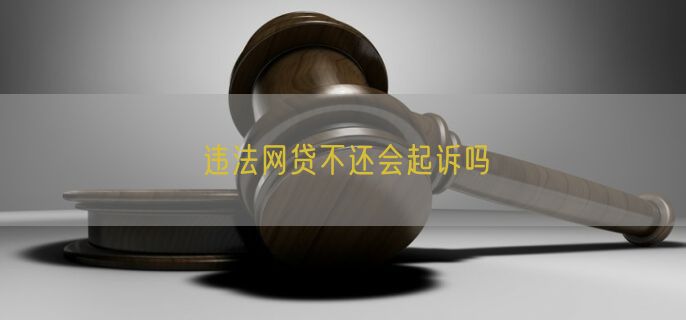 违法网贷不还会起诉吗