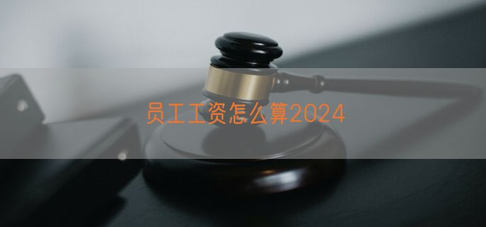 员工工资怎么算2024