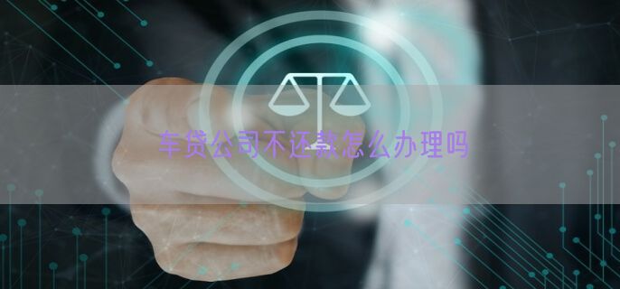 车贷公司不还款怎么办理吗