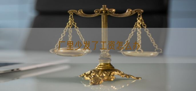 厂里少发了工资怎么办