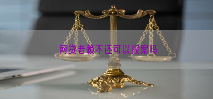 网贷老赖不还可以报案吗