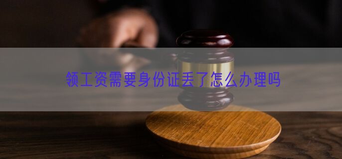 领工资需要身份证丢了怎么办理吗