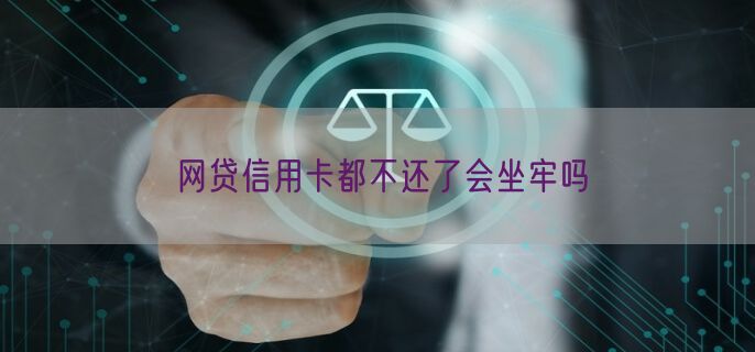 网贷信用卡都不还了会坐牢吗