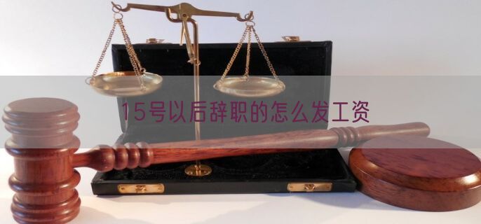 15号以后辞职的怎么发工资