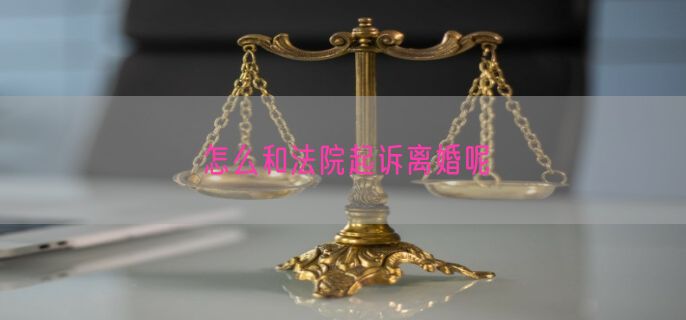 怎么和法院起诉离婚呢