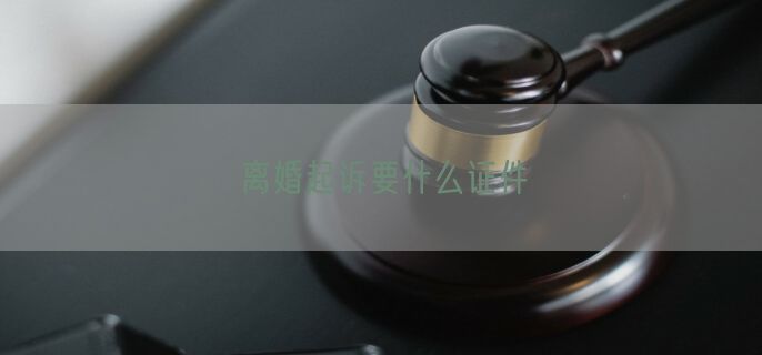 离婚起诉要什么证件