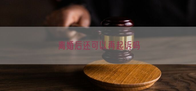 离婚后还可以再起诉吗