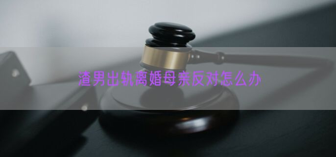 渣男出轨离婚母亲反对怎么办