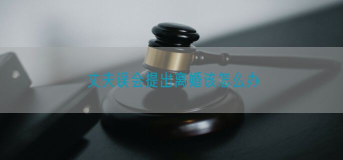 丈夫误会提出离婚该怎么办